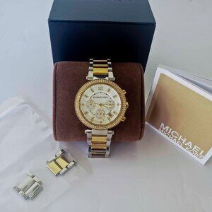 Michael Kors  MK5626 Chronograph Parker Two-tone Stainless Steel Women's Watch